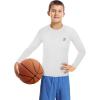 imageRoadbox Basketball Sports SetBoys One Leg Compression Pants and Boys Youth Compression Shirts SizeXS