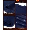 imageRoadbox Boys Compression Thermal Shirt  12 Pack Youth Long Sleeve Fleece Base Layer Undershirts Football BaseballNavy Blue