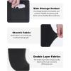 imageRoadbox Boys One Leg Compression Leggings 34 Basketball TightsYouth Single Leg Sports Baselayer Pants with PocketsWhiteblack