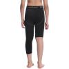 imageRoadbox Boys One Leg Compression Pants 2Pack 34 Athletic Basketball Leggings Youth Sports Baselayer TightsBlack