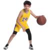 imageRoadbox Boys One Leg Compression Pants 2Pack 34 Athletic Basketball Leggings Youth Sports Baselayer TightsBlackblack