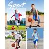 imageRoadbox Boys One Leg Compression Pants 2Pack 34 Athletic Basketball Leggings Youth Sports Baselayer TightsWhitewhite