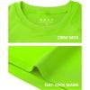 imageRoadbox Boys Youth Compression Shirt  Short Sleeve Undershirt for Kids Quick Dry Athletic Baseball TShirt Base Layer1packfluorescent Green