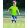 imageRoadbox Boys Youth Compression Shirt  Short Sleeve Undershirt for Kids Quick Dry Athletic Baseball TShirt Base Layer1packfluorescent Green