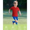 imageRoadbox Boys Youth Compression Shirt  Short Sleeve Undershirt for Kids Quick Dry Athletic Baseball TShirt Base Layer1packred