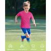 imageRoadbox Boys Youth Compression Shirt  Short Sleeve Undershirt for Kids Quick Dry Athletic Baseball TShirt Base Layer1packrose Red
