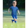 imageRoadbox Boys Youth Compression Shirt  Short Sleeve Undershirt for Kids Quick Dry Athletic Baseball TShirt Base Layer1packroyal Blue