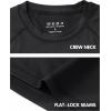imageRoadbox Boys Youth Compression Shirt  Short Sleeve Undershirt for Kids Quick Dry Athletic Baseball TShirt Base Layer2packblacknavy Blue