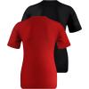 imageRoadbox Boys Youth Compression Shirt  Short Sleeve Undershirt for Kids Quick Dry Athletic Baseball TShirt Base Layer2packblackred