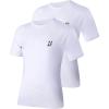imageRoadbox Boys Youth Compression Shirt  Short Sleeve Undershirt for Kids Quick Dry Athletic Baseball TShirt Base Layer2packwhitewhite