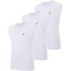 imageRoadbox Boys Youth Sleeveless Compression Shirt Quick Dry Kids Undershirt Athletic Soft Tank Tops Sport Shirts BasketballWhitewhitewhite
