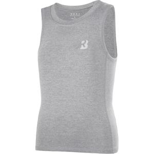 imageRoadbox Boys Compression Tank Tops Tagless Soft Athletic Undershirts Quick Dry Sleeveless Base Layer Shirt for Kids YouthLight Gray