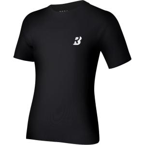 imageRoadbox Boys Youth Compression Shirt  Short Sleeve Undershirt for Kids Quick Dry Athletic Baseball TShirt Base Layer1packblack