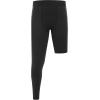 imageBoys Compression One Leg 34 Tights Youth Single Leggings for Basketball Running Kids Athletic Pants Capri with PocketsBlackwhitel
