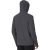 imageMens UPF 50 Sun Shirt Lightweight Moisture Wicking Full Zip Fishing Hoodie Hiking Jacket with Pockets and ThumbholesDark Gray