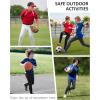 imageRoadbox 2 Pack Boys Compression Pants Base Layer Underwear Youth Quick Dry Spandex Tights Leggings for Running Football2packblackgray