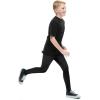 imageRoadbox 2 Pack Boys Compression Pants Base Layer Underwear Youth Quick Dry Spandex Tights Leggings for Running FootballBlackwhite