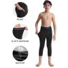 imageRoadbox 34 Boys Compression Pants  Youth Kids Running Leggings Sports Tights for Football Basketball Baseball34 Black  Black