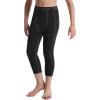 imageRoadbox 34 Boys Compression Pants  Youth Kids Running Leggings Sports Tights for Football Basketball Baseball34 Black  Black