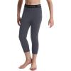 imageRoadbox 34 Boys Compression Pants  Youth Kids Running Leggings Sports Tights for Football Basketball Baseball34 Blackgray