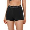 imageRoadbox 3quot Womens Volleyball Spandex Shorts with PocketNonPocket 23 Pack Compression Shorts for Workout Running Gym YogaBlackblackblack