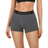 imageRoadbox 3quot Womens Volleyball Spandex Shorts with PocketNonPocket 23 Pack Compression Shorts for Workout Running Gym YogaBlackgreynavy Blue