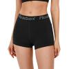 imageRoadbox 3quot Womens Volleyball Spandex Shorts with PocketNonPocket 23 Pack Compression Shorts for Workout Running Gym YogaPocketsblack