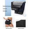 imageRoadbox 3quot Womens Volleyball Spandex Shorts with PocketNonPocket 23 Pack Compression Shorts for Workout Running Gym YogaPocketsblack
