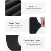 imageRoadbox Boys Compression LeggingsYouth Athletic Pants Capris TightsKids Sports Base Layer Basketball RunningBlack