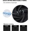 imageRoadbox Boys Compression LeggingsYouth Athletic Pants Capris TightsKids Sports Base Layer Basketball RunningBlackwhite