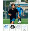 imageRoadbox Boys Compression Shirt Youth Short Sleeve Undershirts for Basketball Baseball Soccer Quick Dry Athletic Base LayerBlackblack