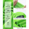 imageRoadbox Boys Compression Shirt Youth Short Sleeve Undershirts for Basketball Baseball Soccer Quick Dry Athletic Base LayerFluorescent Green