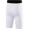 imageRoadbox Boys Compression Shorts Youth Boys Performance Athletic Spandex Underwear Kids Sports Shorts with PocketsWhite