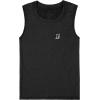 imageRoadbox Boys Compression Tank Tops Kids Athletic Sleeveless Shirts Youth Quick Dry Undershirts for Football BasketballBlack