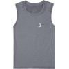 imageRoadbox Boys Compression Tank Tops Kids Athletic Sleeveless Shirts Youth Quick Dry Undershirts for Football BasketballDark Gray
