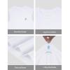 imageRoadbox Boys Compression Tank Tops Youth Sleeveless Shirts Kids Athletic Quick Dry Undershirt Football Basketball T ShirtWhite