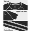 imageRoadbox Boys Rash Guard Short Sleeve Swim Shirt UPF 50 UV Water Shirts for Kids Surf Fishing Sun Protection RashguardBlack