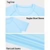 imageRoadbox Boys Rash Guard Short Sleeve Swim Shirt UPF 50 UV Water Shirts for Kids Surf Fishing Sun Protection RashguardBlue