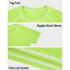 imageRoadbox Boys Rash Guard Short Sleeve Swim Shirt UPF 50 UV Water Shirts for Kids Surf Fishing Sun Protection RashguardGreen