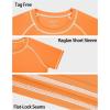 imageRoadbox Boys Rash Guard Short Sleeve Swim Shirt UPF 50 UV Water Shirts for Kids Surf Fishing Sun Protection RashguardOrange
