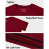 imageRoadbox Boys Rash Guard Short Sleeve Swim Shirt UPF 50 UV Water Shirts for Kids Surf Fishing Sun Protection RashguardRed