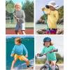 imageRoadbox Boys Rash Guard Swim Shirt UPF 50 Sun Protection Long Sleeve Quick Dry Swimming Fishing Shirts for Kids YouthGray Bright Yellow