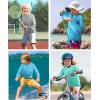 imageRoadbox Boys Rash Guard Swim Shirt UPF 50 Sun Protection Long Sleeve Quick Dry Swimming Fishing Shirts for Kids YouthLight Gray