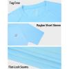 imageRoadbox Boys Rash Guard Swim Shirt UPF 50 Sun Protection Short Sleeve Quick Dry Rashguard Water Shirt for KidsBlue1