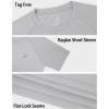 imageRoadbox Boys Rash Guard Swim Shirt UPF 50 Sun Protection Short Sleeve Quick Dry Rashguard Water Shirt for KidsFriendly Graymeedium Blue