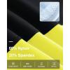 imageRoadbox Boys Swim Jammers Quick Dry Youth Competitive Swim Team Shorts UPF 50 Bathing Athletic Compression Swim TrunksBlack Against Light Yellow