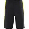 imageRoadbox Boys Swim Jammers Quick Dry Youth Competitive Swim Team Shorts UPF 50 Bathing Athletic Compression Swim TrunksBlack Against Light Yellow