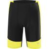 imageRoadbox Boys Swim Jammers Quick Dry Youth Competitive Swim Team Shorts UPF 50 Bathing Athletic Compression Swim TrunksBlack Against Light Yellow