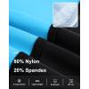 imageRoadbox Boys Swim Jammers Quick Dry Youth Competitive Swimsuit UPF 50 Bathing Kids Athletic Compression Swimming ShortsBlackBlue