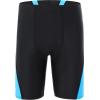 imageRoadbox Boys Swim Jammers Quick Dry Youth Competitive Swimsuit UPF 50 Bathing Kids Athletic Compression Swimming ShortsBlackBlue